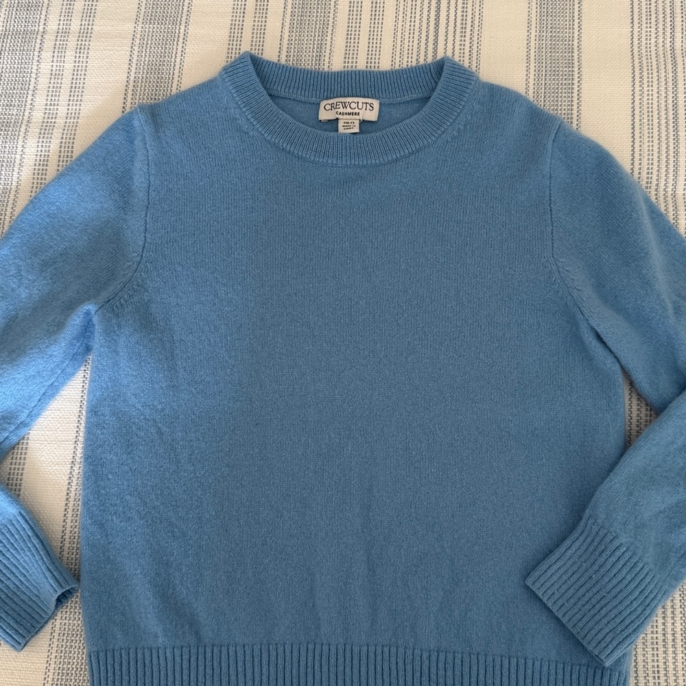 Crewcuts Sky Blue cashmere Knit Pullover
